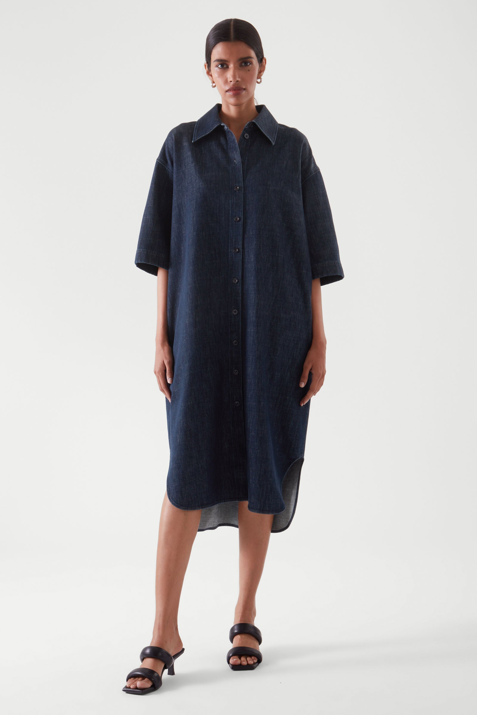 COS + Denim Shirt Dress