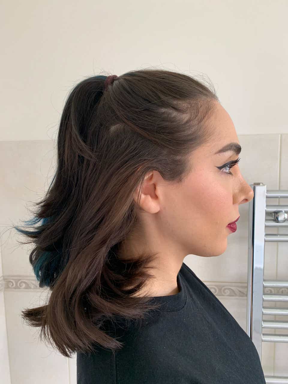 I Tried Tiktok Double Ponytail Hack For Longer Hair I Tried Tiktok Double Ponytail Hack For Longer Hair