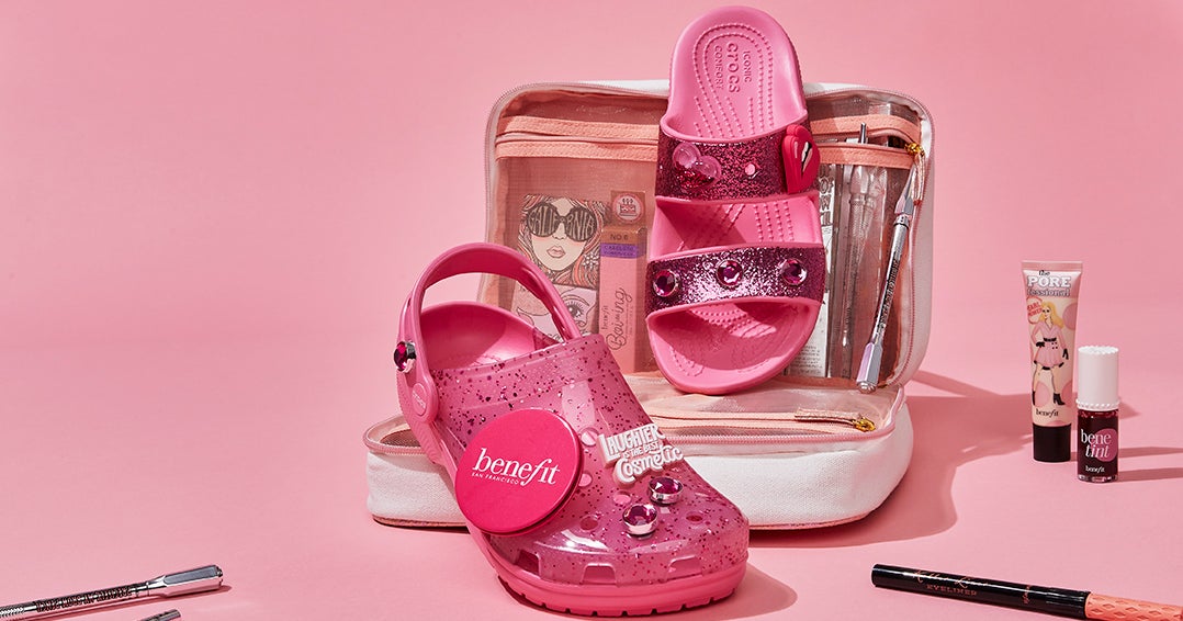 Crocs x Benefit Cosmetics Bring Back Jelly Sandals