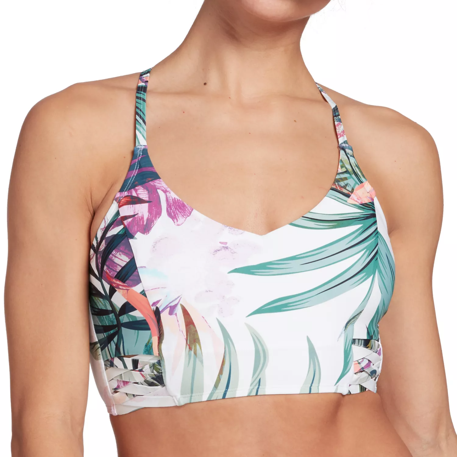 CALIA by Carrie Underwood Weave Bikini Top