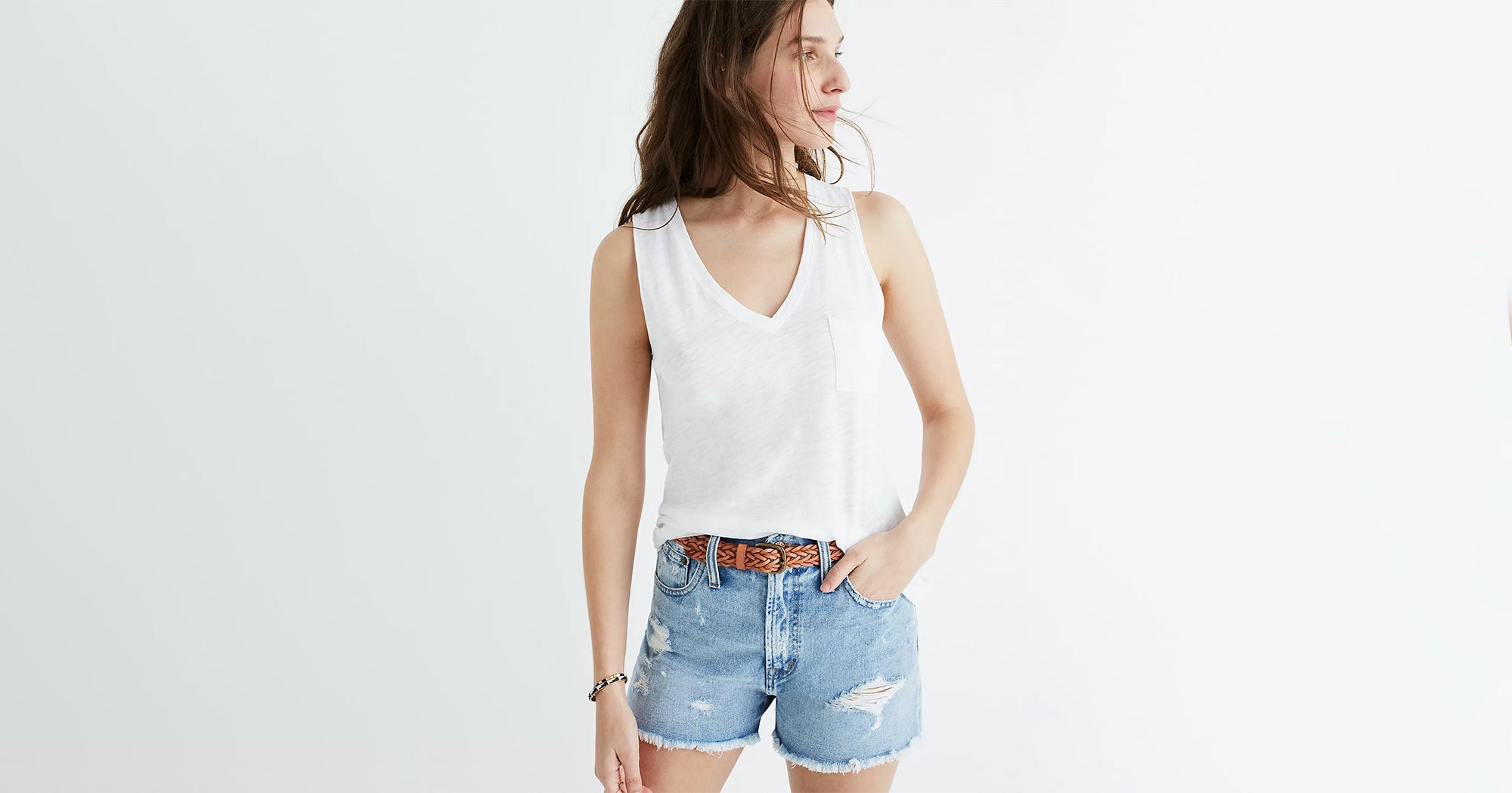 white dressy tank top