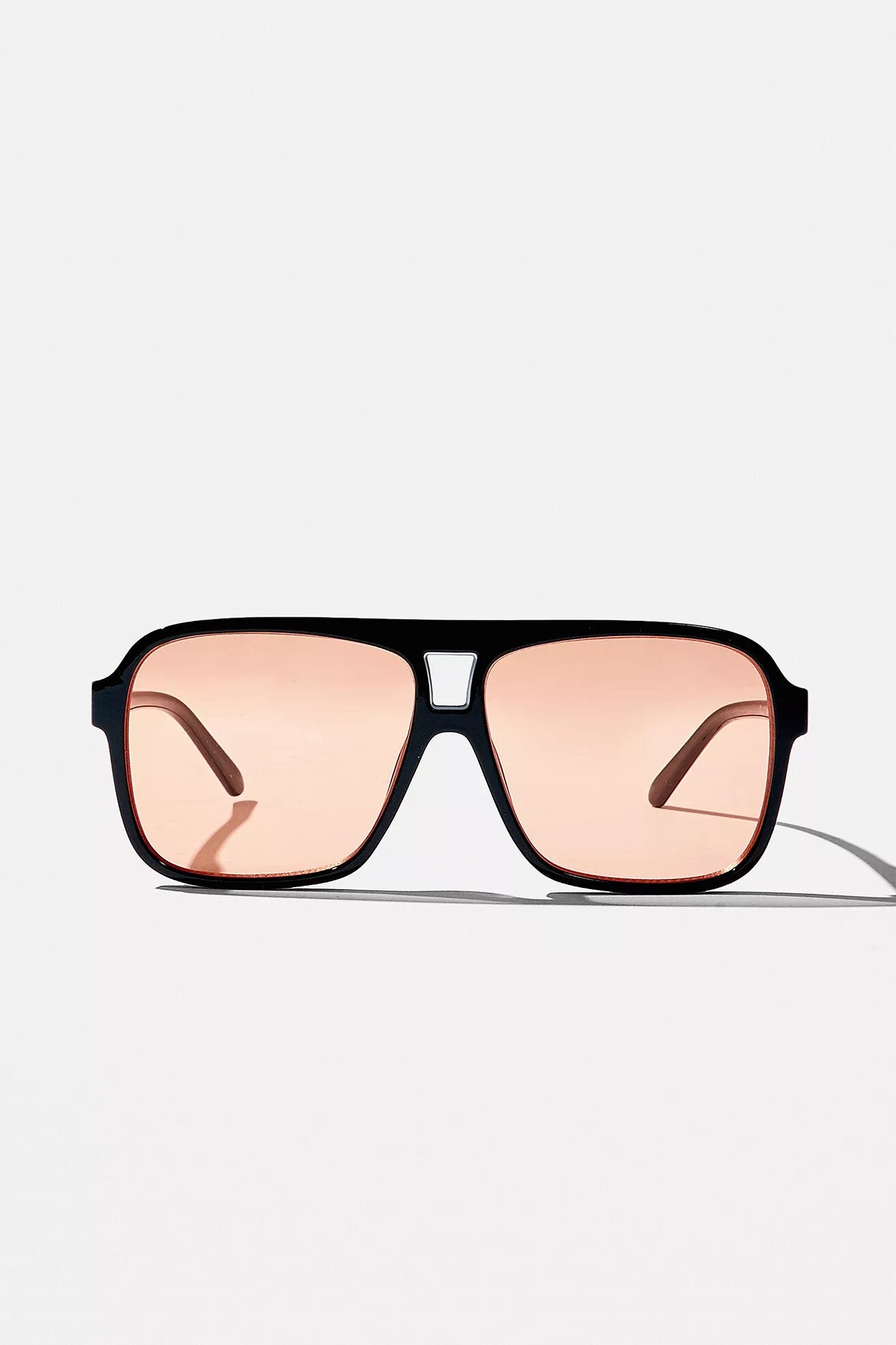 Urban Outfitters + UO Black Aviator Sunglasses