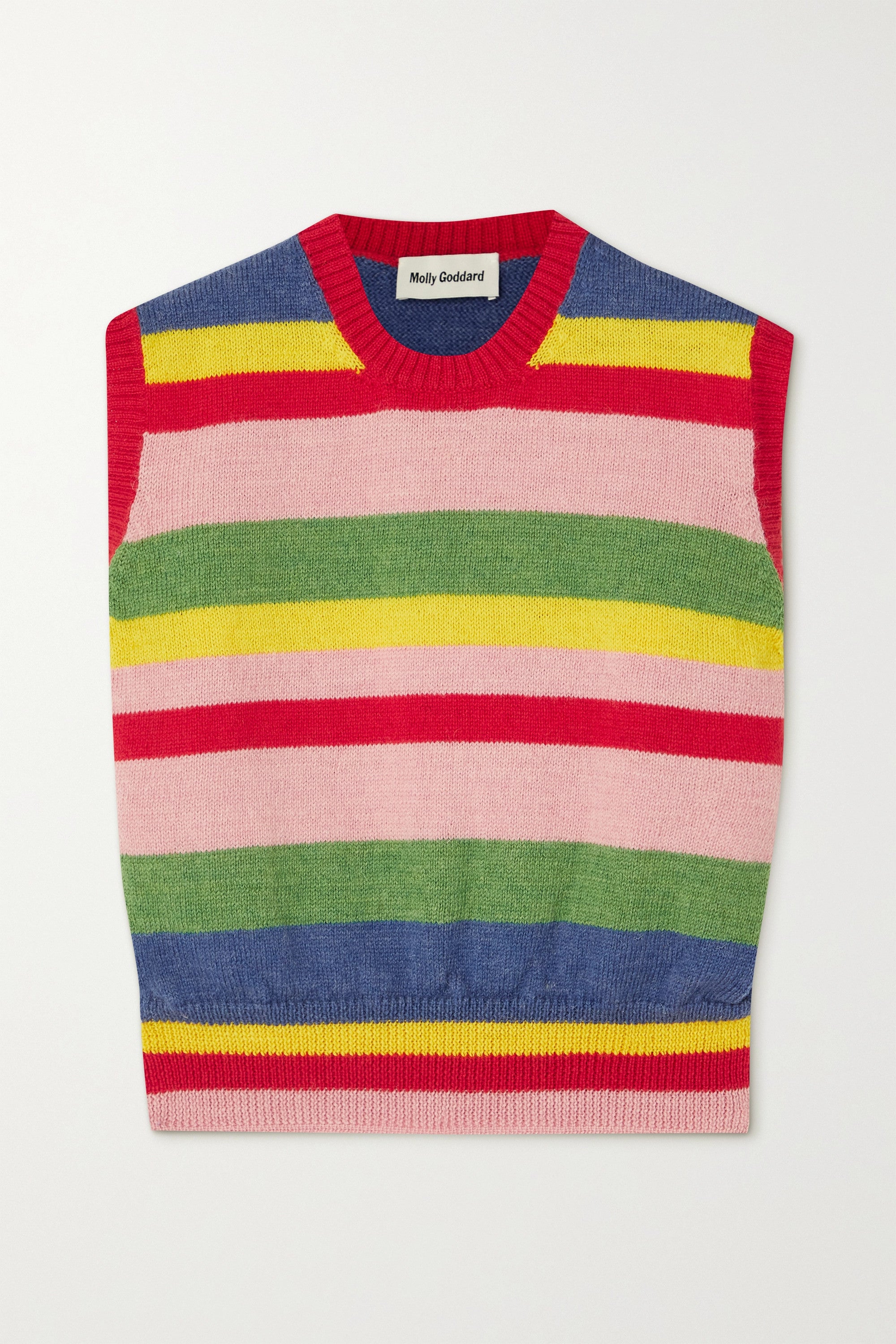 Molly Goddard + Blair Striped Wool Vest