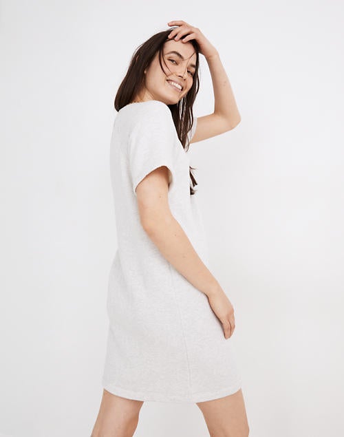mwl airyterry sweatshirt tee dress