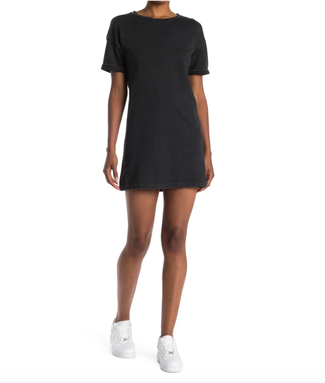 Elodie + Crew Neck T-Shirt Dress