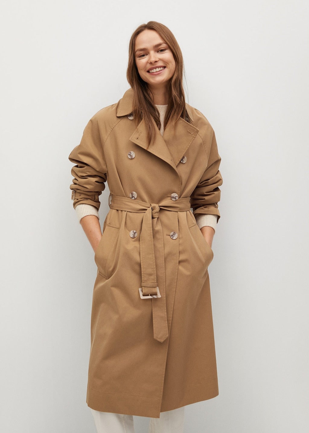 Water repellent trench coat hot sale
