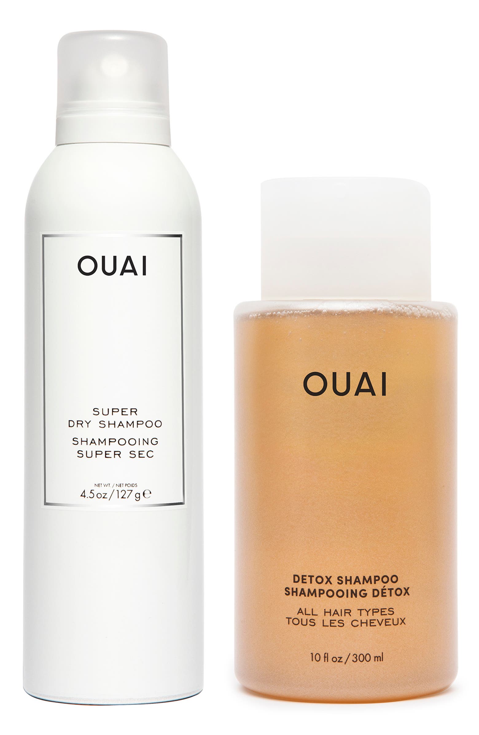 Ouai + Super Dry & Detox Shampoo Set (54 Value)