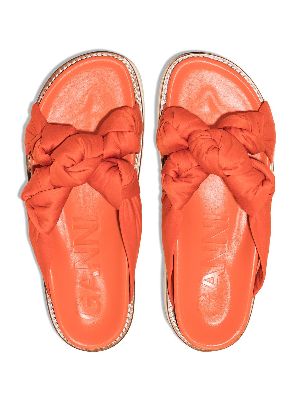 【関税&送料込】Ganni Sandalo Con Fibbia GANNI Women's' Embroidered Western Sandals in Black | LN-CC®