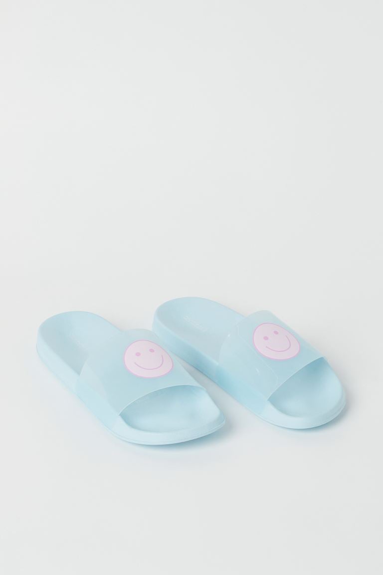 quilted pool shoes h&m