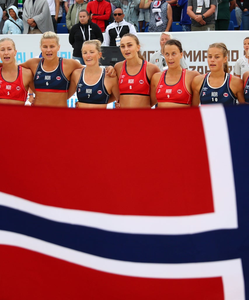 These Female Athletes Got Fined For Wearing Shorts Instead Of Bikinis