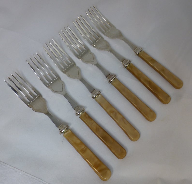 Vintage Peat Cottage + Vintage Boxed Silver Plate Handmade