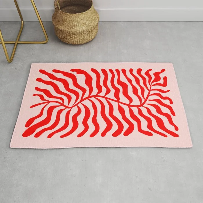 Society6 Funky Herbs Matisse Edition Rug