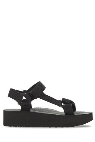 Simply Be + Eco Friendly Fabric Tie Sandal Extra Wide Fit