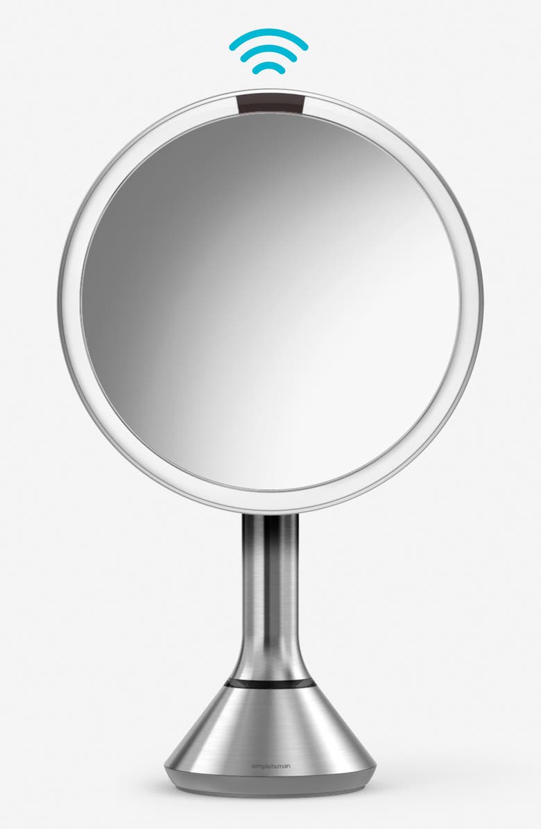 simplehuman 8 inch round sensor makeup mirror pro
