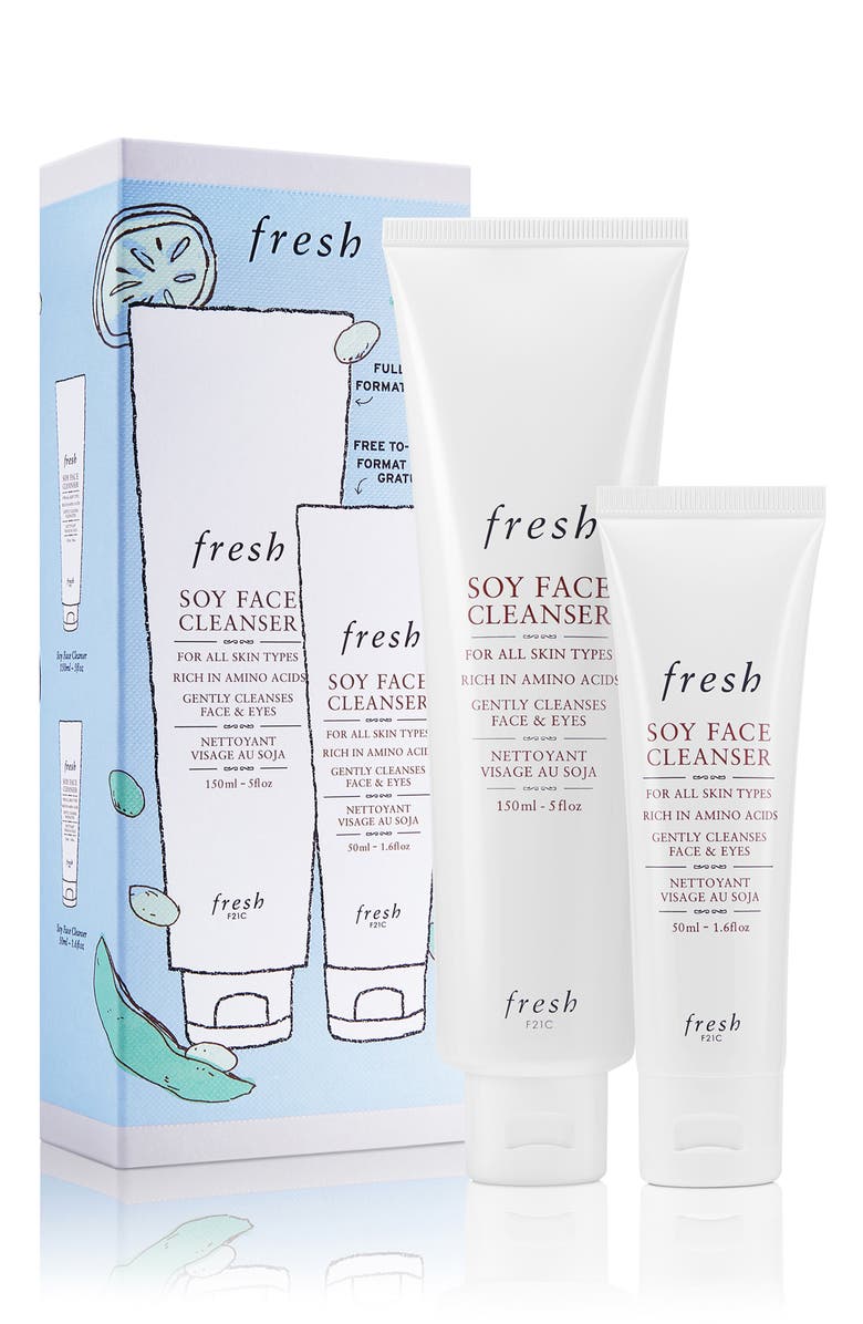 Fresh + Soy Face Cleanser Set (53 Value)