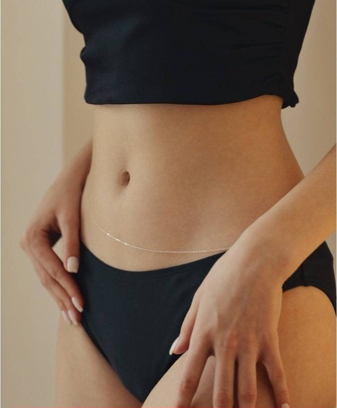 Dainty waist chain deals