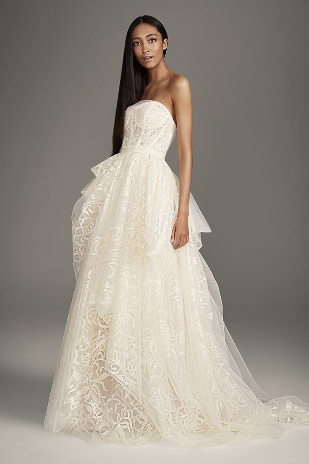 Vera Wang White Wedding Dress Save 52% - Stillwhite