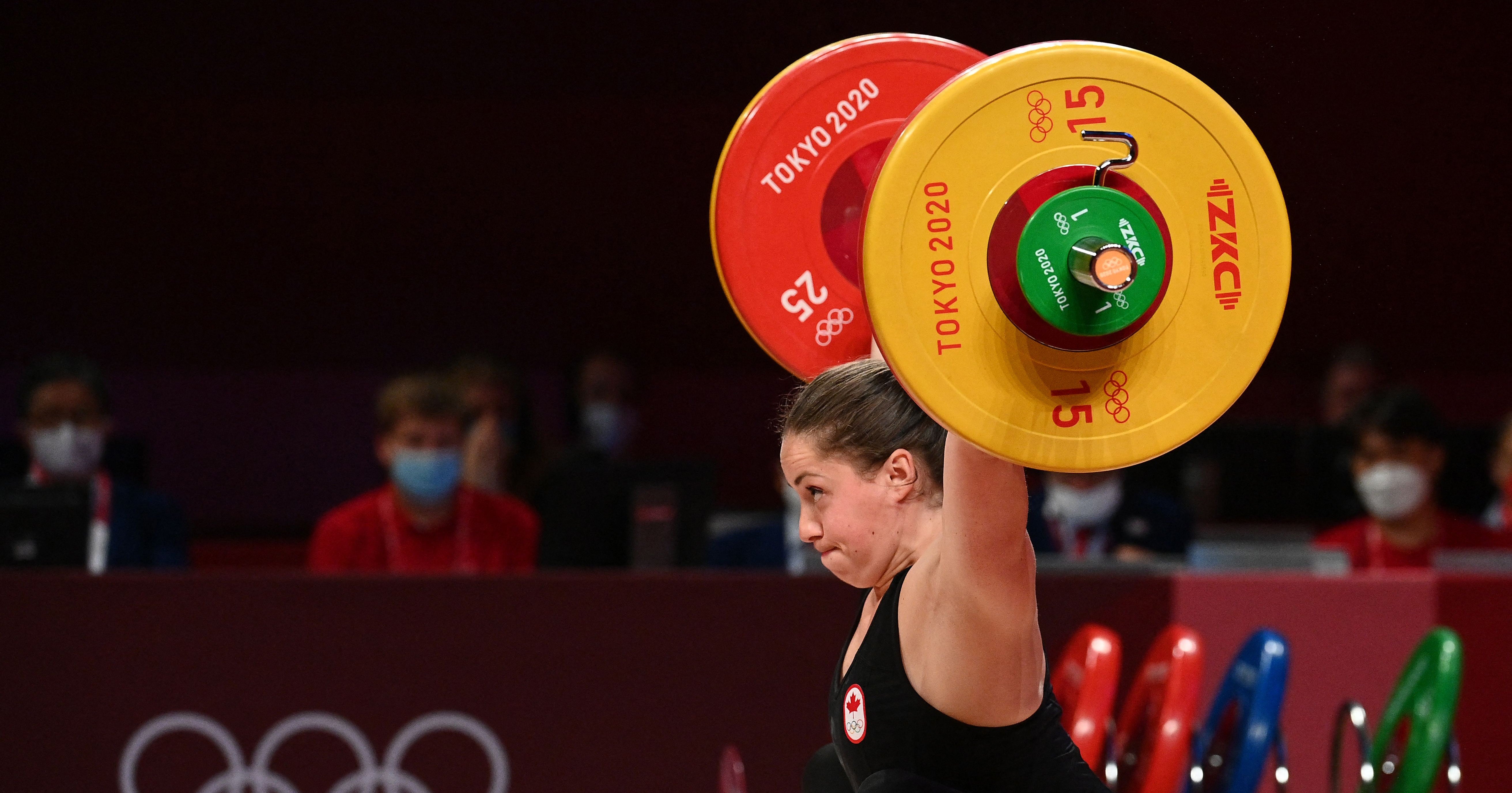 TikTok Toddler Reacts To Olympic Women Weightlifters