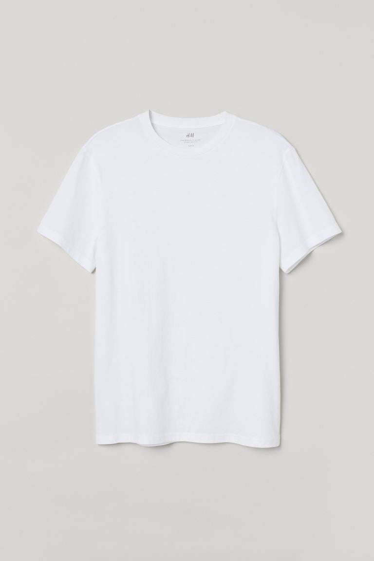 H&M + Regular Fit Crewneck Tshirt