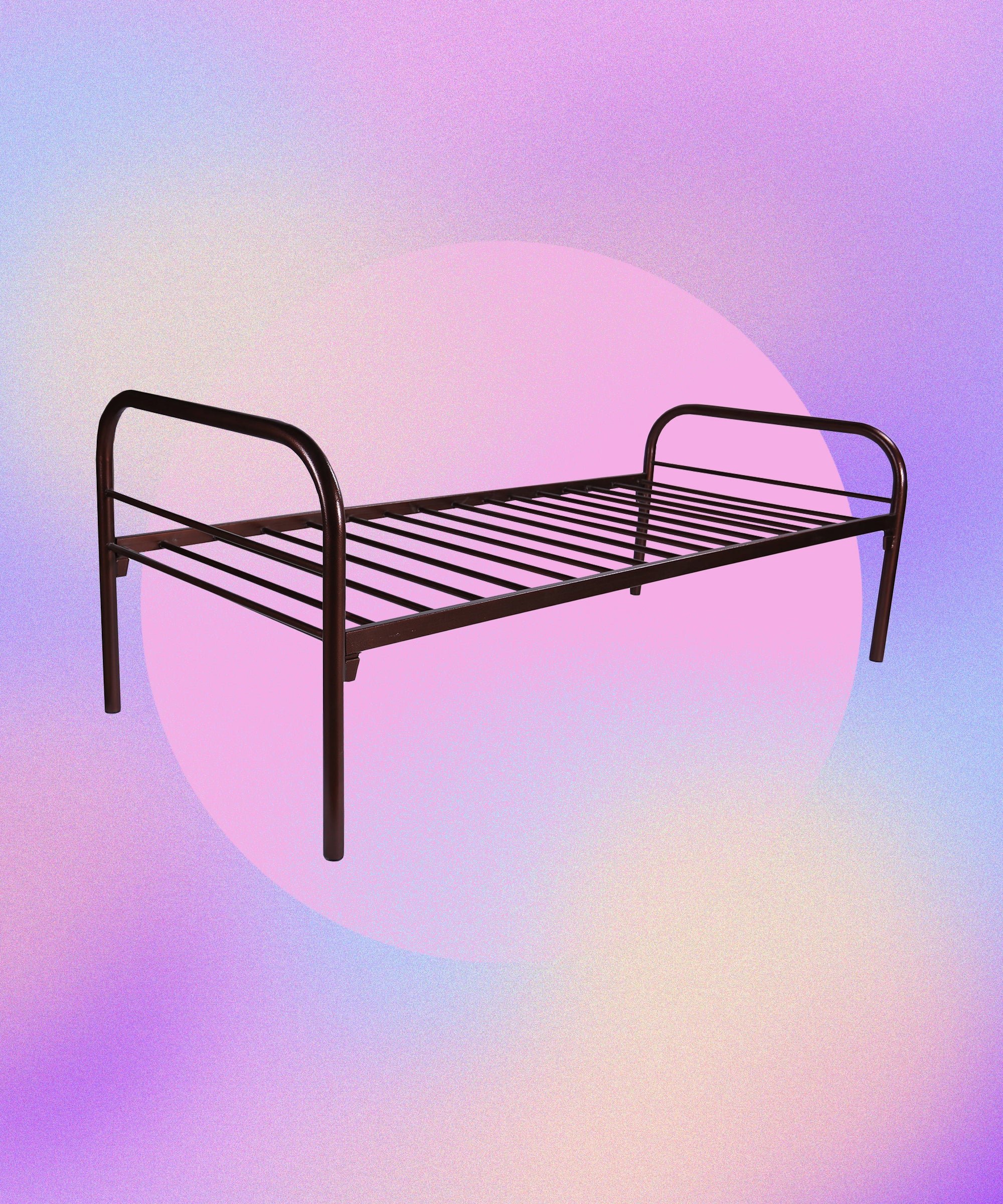 Стенд для кровати. Кровать нержавеющая сталь. Metal Single. Bed stand