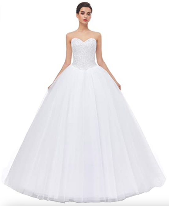 Likedpage + Ball Gown Bridal Wedding Dress
