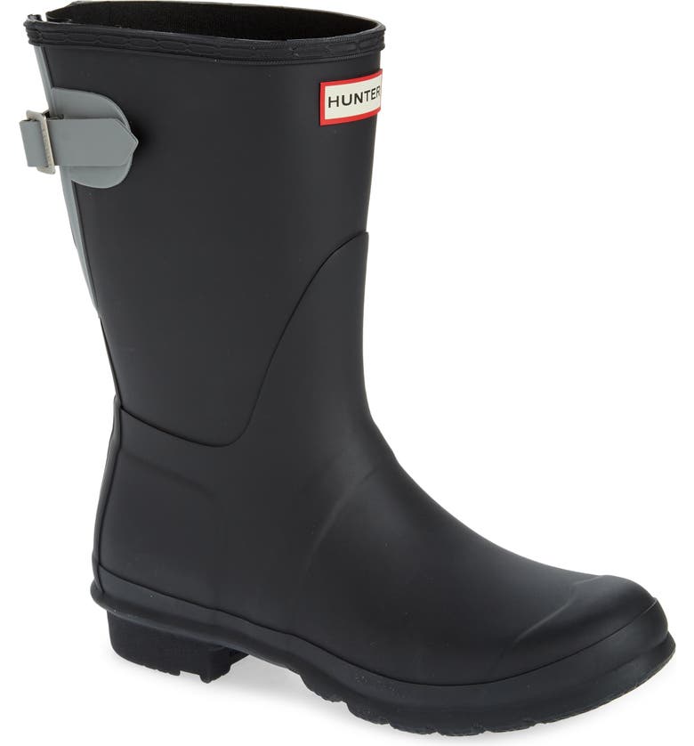 hunter short back adjustable rain boots