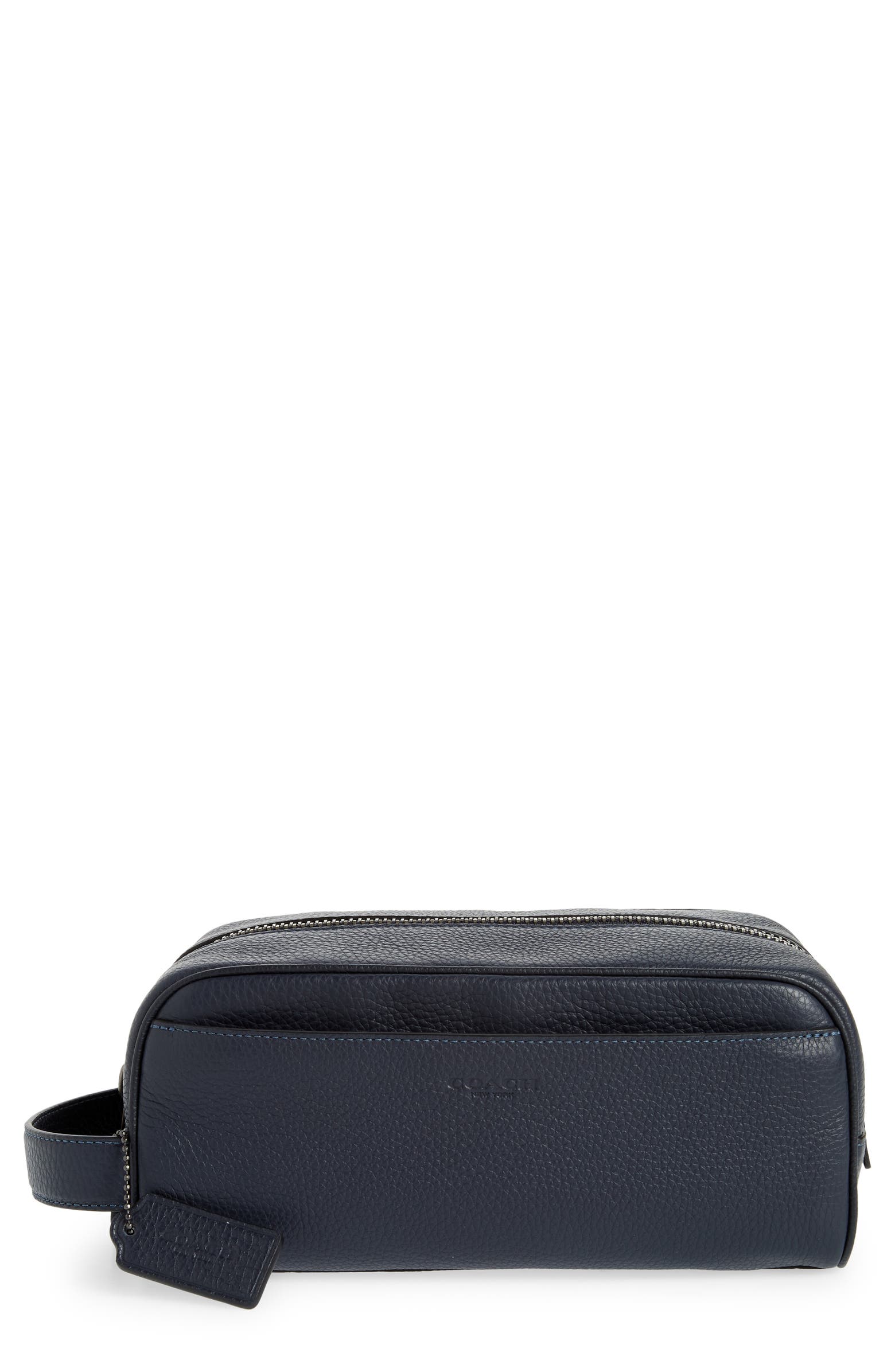 Coach + Pebbled Leather Dopp Kit