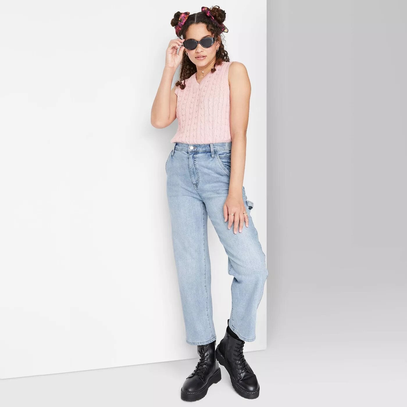 Wild Fable + Super HighRise Utility Straight Jeans