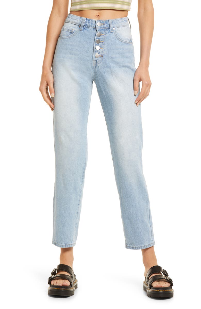 Button fly mom best sale jeans