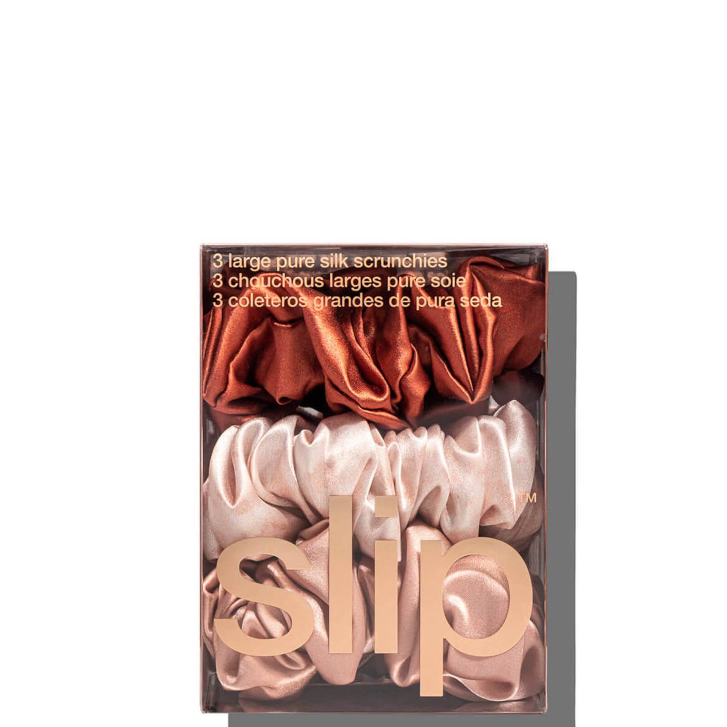 Slip + pure silk scrunchies — limitededition set 3 piece Desert Rose