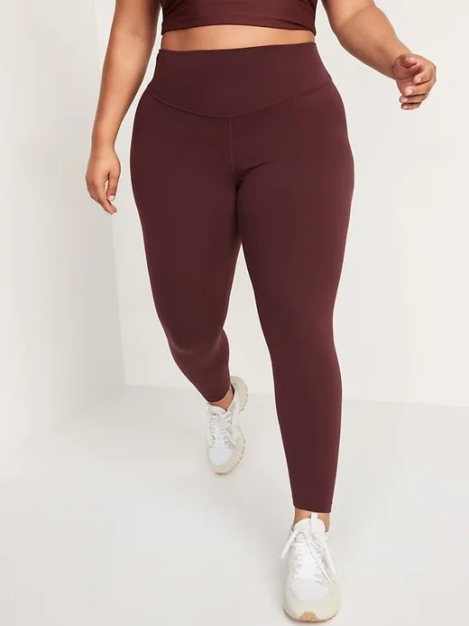 Old Navy High-Waisted PowerChill Crossover Flared Leggings 2-Pack