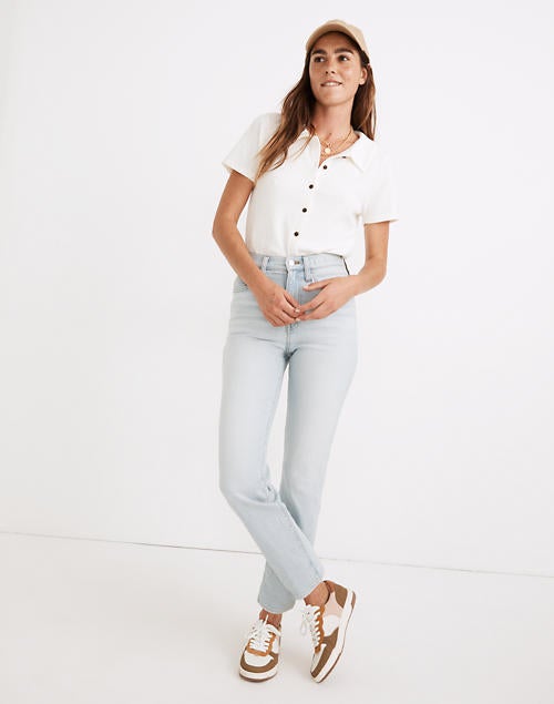 Madewell + The Perfect Vintage Straight Jean in Fitzgerald Wash