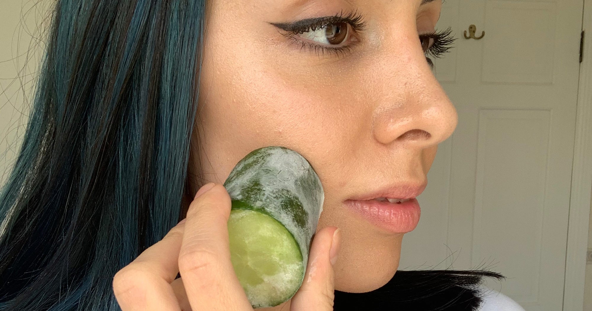 This Frozen Cucumber Hack Is Giving People Amazing Skin