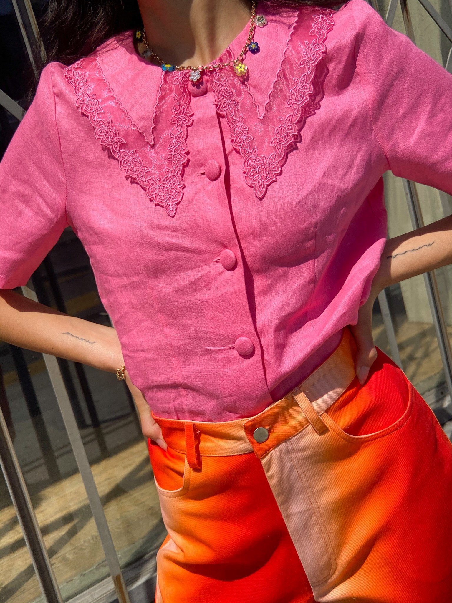 Hosbjerg + Camille Shirt, Pink