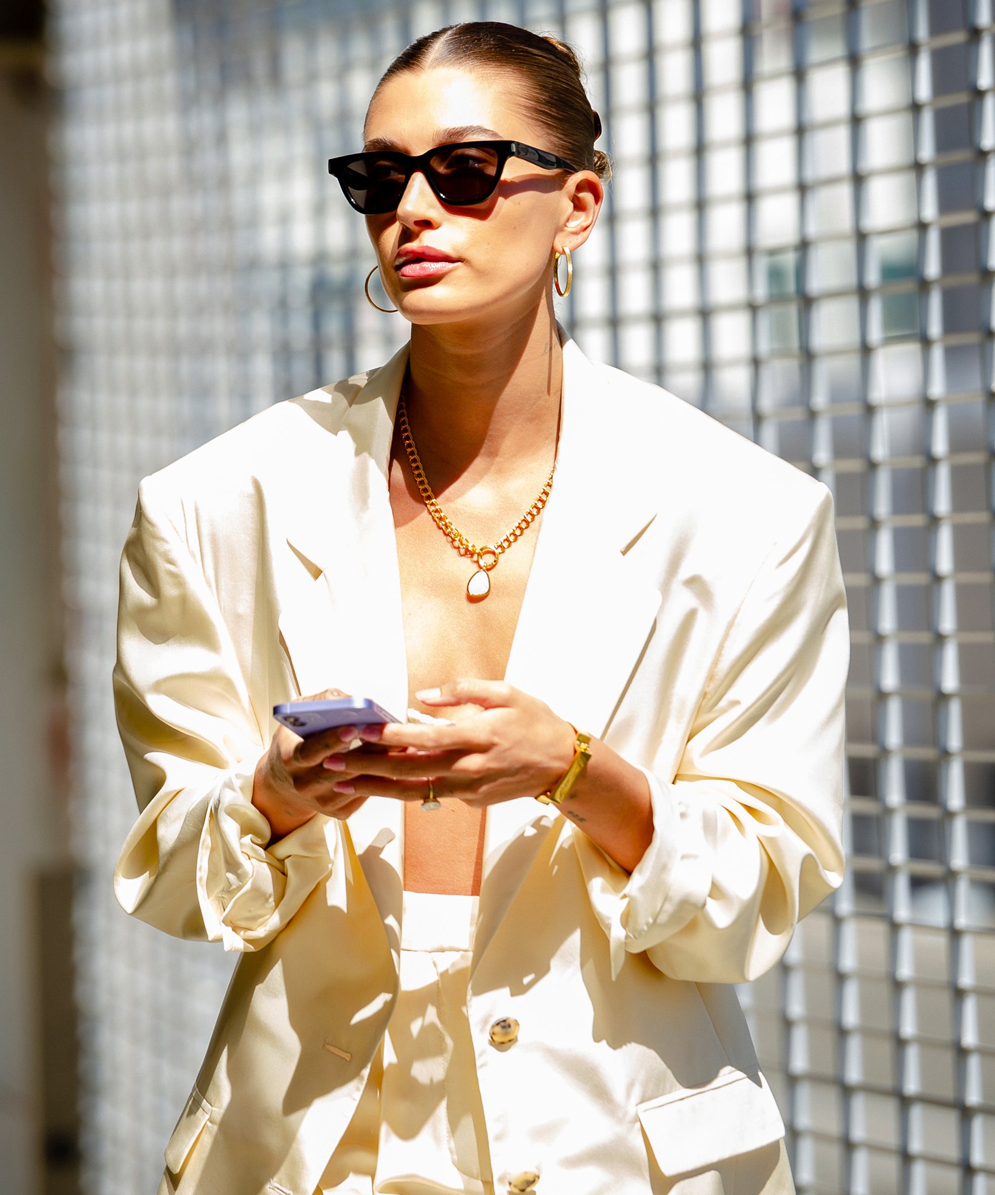 Hailey Bieber Talks Chic Low Bun Hair Style & Products Hailey Bieber Talks Chic Low Bun Hair Style & Products