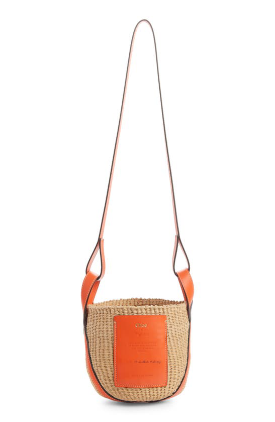 Chloé + x Mifuko Small Straw Basket Crossbody Bag