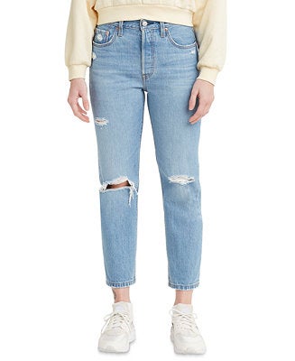 Levi’s + 501® Cropped Straight-Leg Jeans