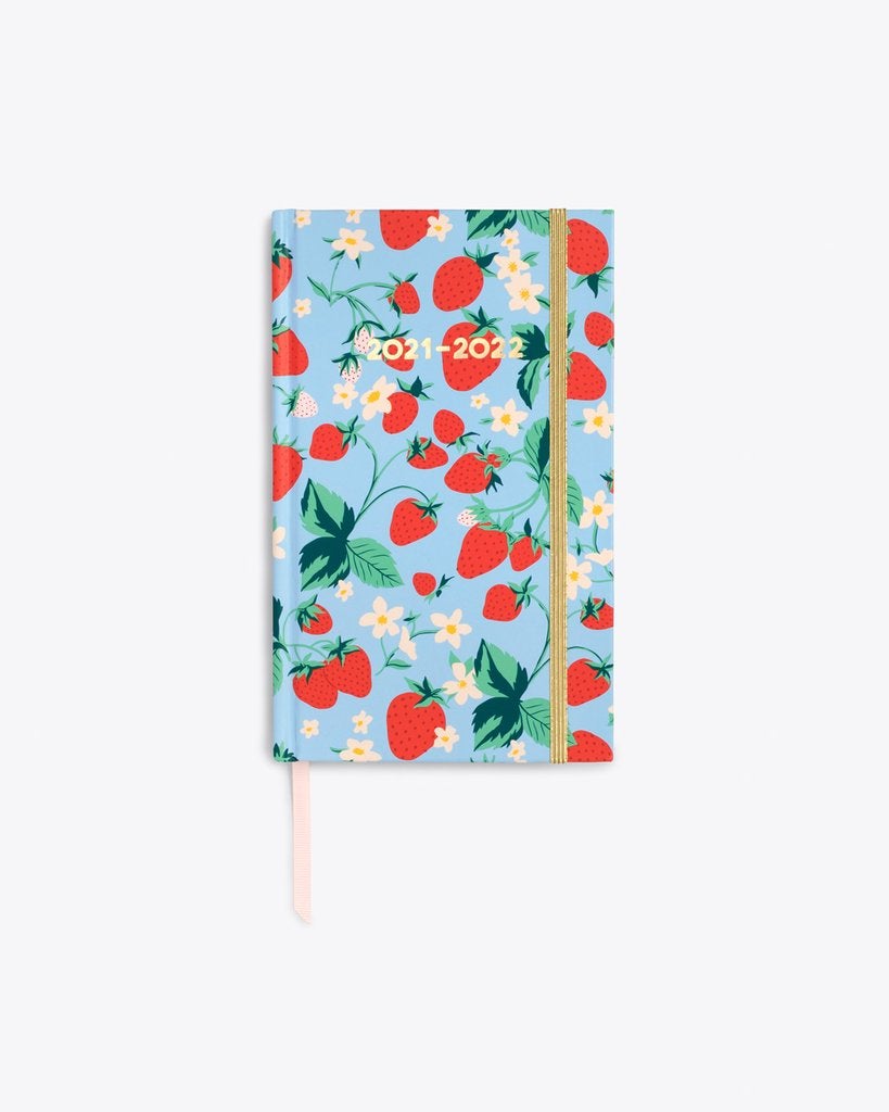 ban.do + Classic 17Month Academic Planner Strawberry Field