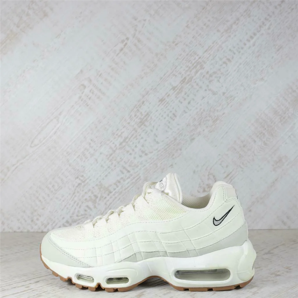 Nike Air Max 95 Premium Sail Light Bone Trainers
