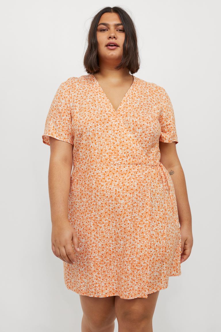 H&M Plus + Wrap dress