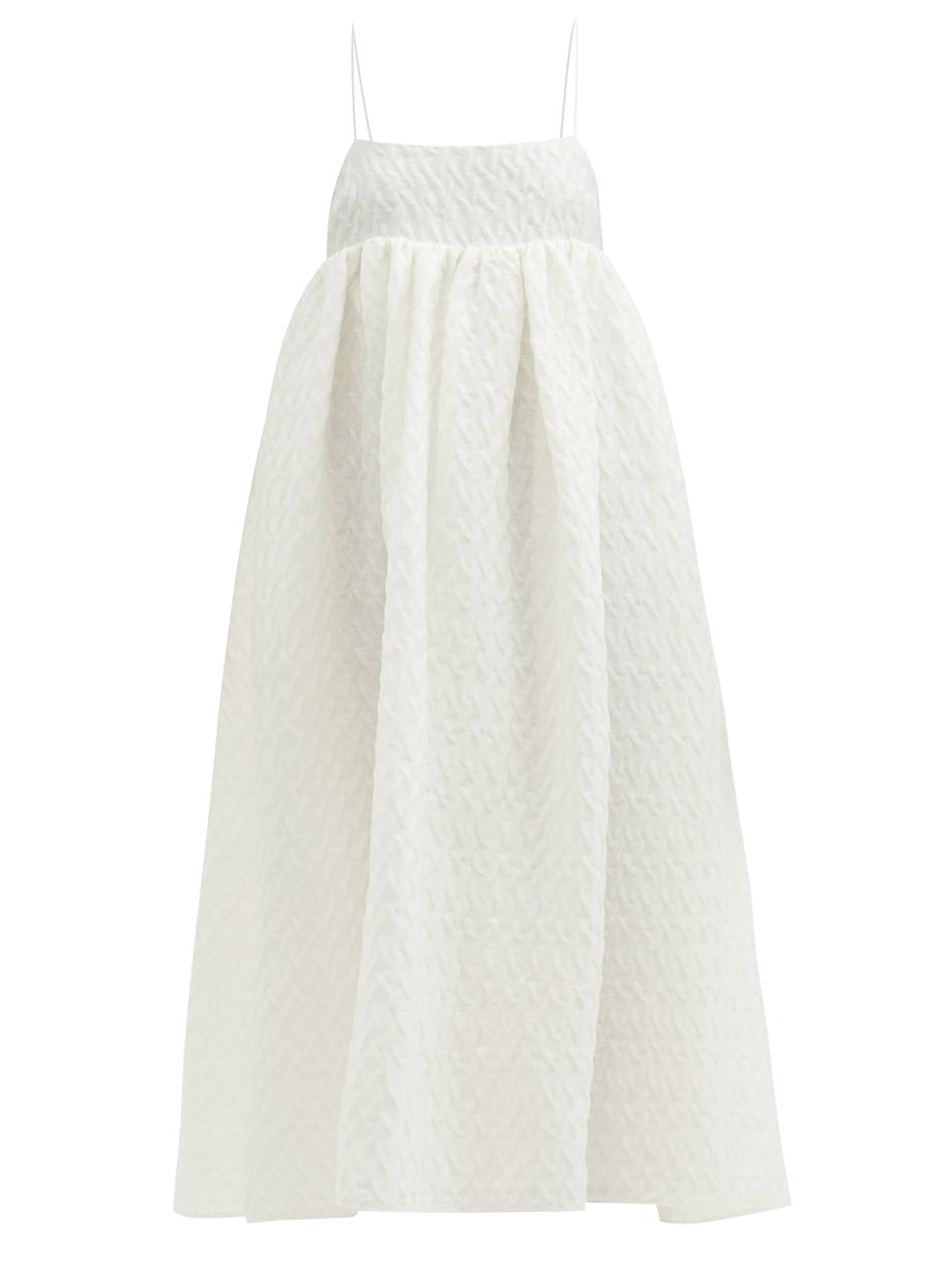 BETH | DRESS LINEN PLISSÉ BLACK