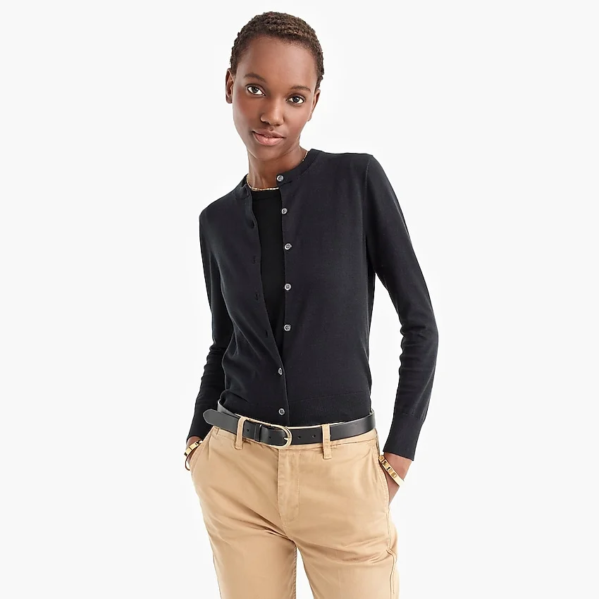 J crew 2025 navy cardigan