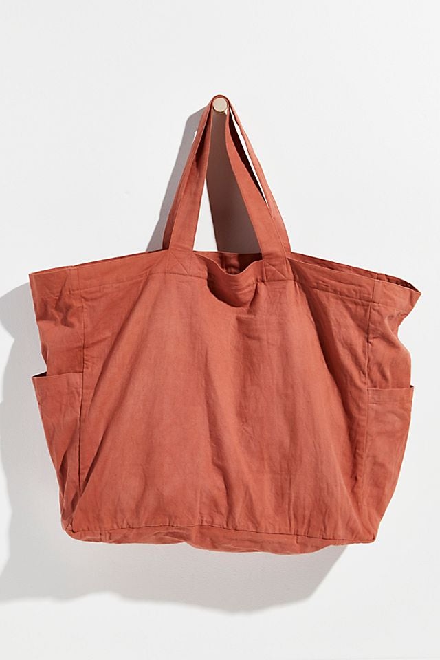 Reed Large Tote Bag - Brown – leskinc