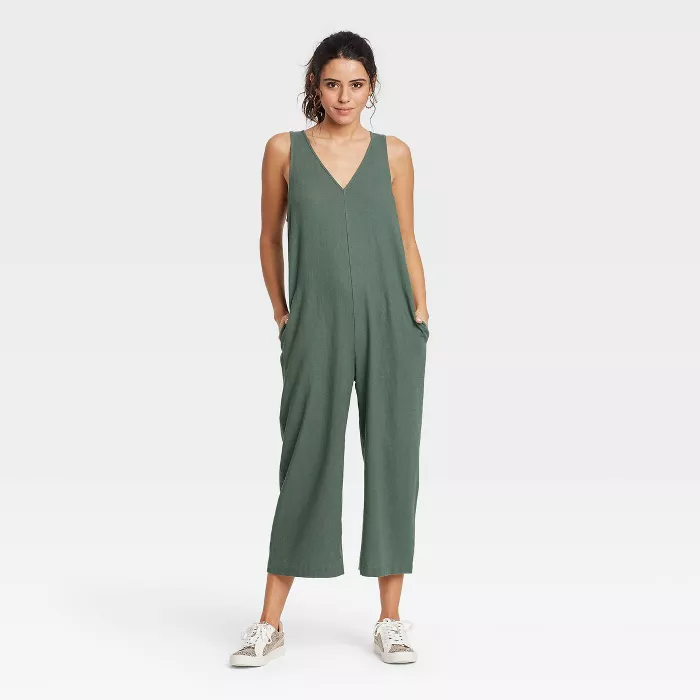 Universal Thread + Sleeveless Cropped Jumpsuit