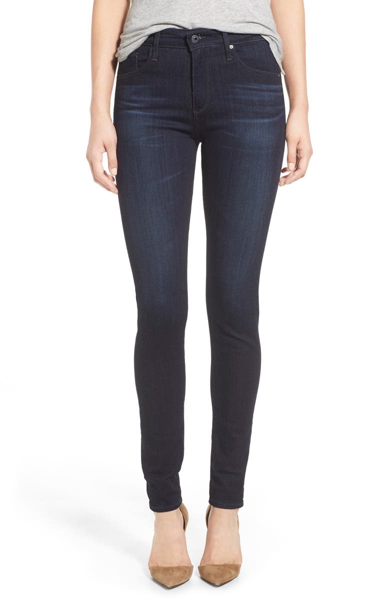 AG + The Farrah High Waist Skinny Jeans