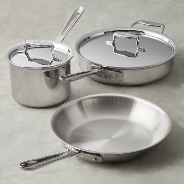 All-Clad + 5-Piece Cookware Set / SD5 – Packaging Damage