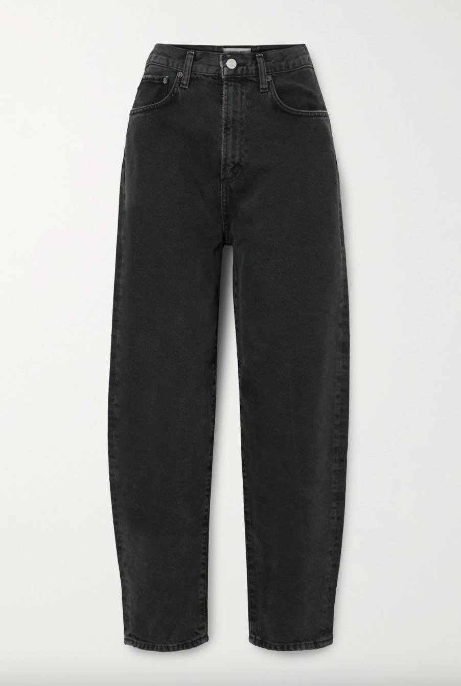 agolde high rise tapered baggy jeans