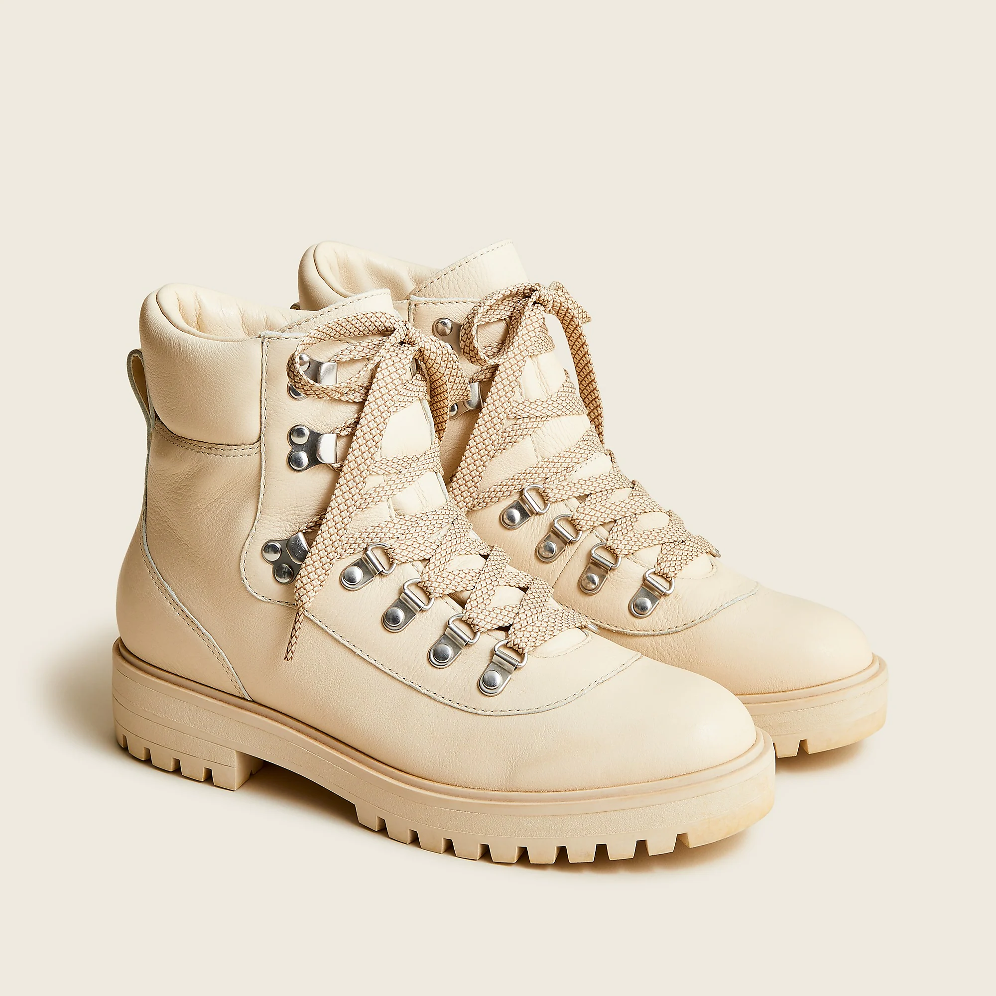 J.Crew Lightweight leather Nordic boots