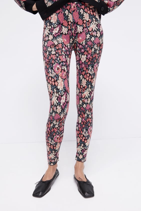 Zara sale printed leggings