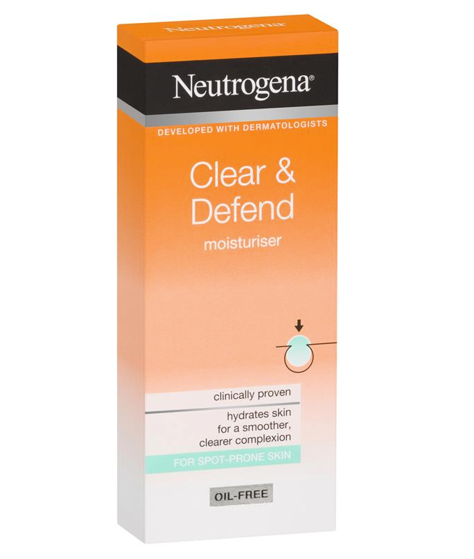 Defender clear oil. Neutrogena Clear defend.